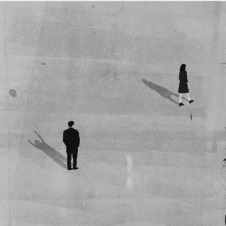 image of two people distancing