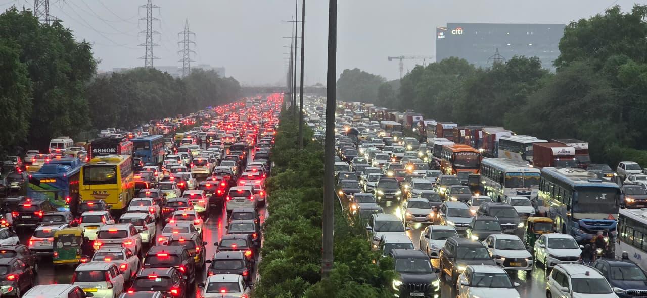 Image of a traffic jam